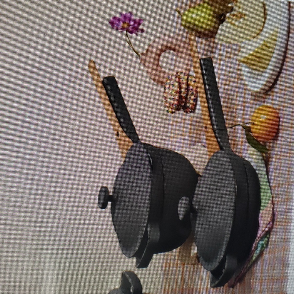 Our Place Cookware.  The items are blue in color.  The Pan is 19.9 , by 8.5 in